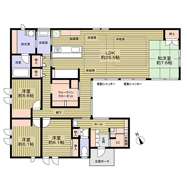 間取りを拡大表示