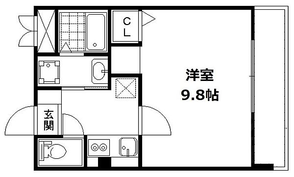 ファービースコート東野 ｜京都府京都市山科区東野北井ノ上町(賃貸マンション1K・5階・26.77㎡)の写真 その2