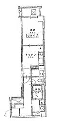 エスペランサ 1DKの間取図画像