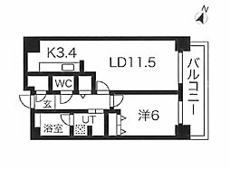 間取図画像 1LDK