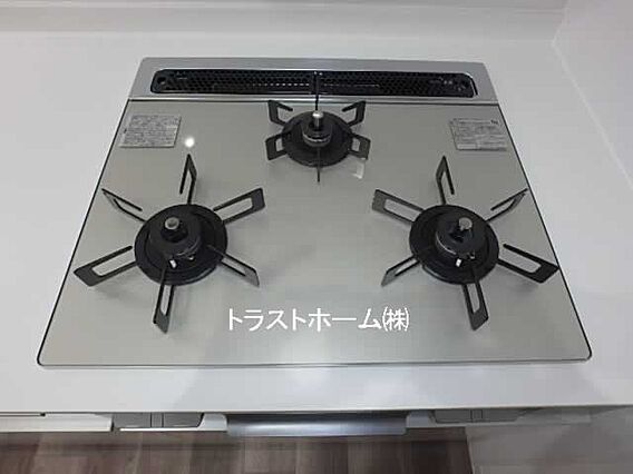 三口コンロ