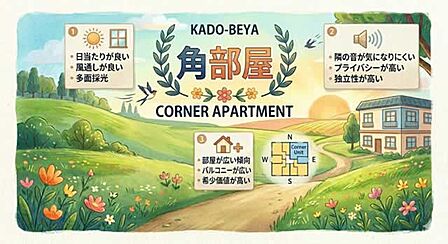 角部屋:イラスト