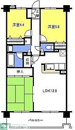 フォーリストフジカ 3LDKの間取図画像