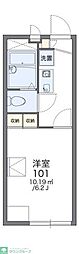 レオパレスパオ 1Kの間取図画像