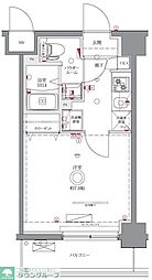 GENOVIA西川口II 1Kの間取図画像