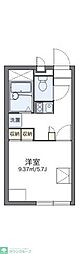 レオパレスアミティエ 1Kの間取図画像