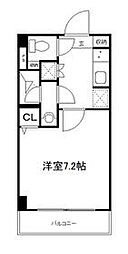 クラスタ西川口 1Kの間取図画像