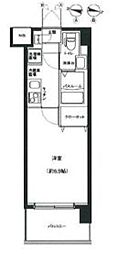 グランフォース西川口 1Kの間取図画像
