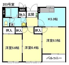 物件の間取り