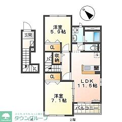 物件の間取り