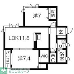 物件の間取り