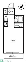 ウィンベルソロ西川口第10 ワンルームの間取図画像