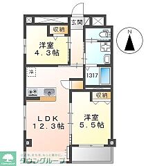 物件の間取り