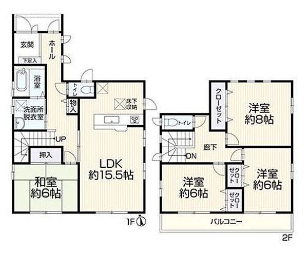 間取りを拡大表示