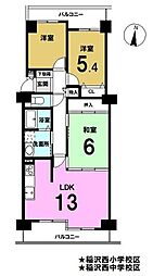 間取図画像 3LDK