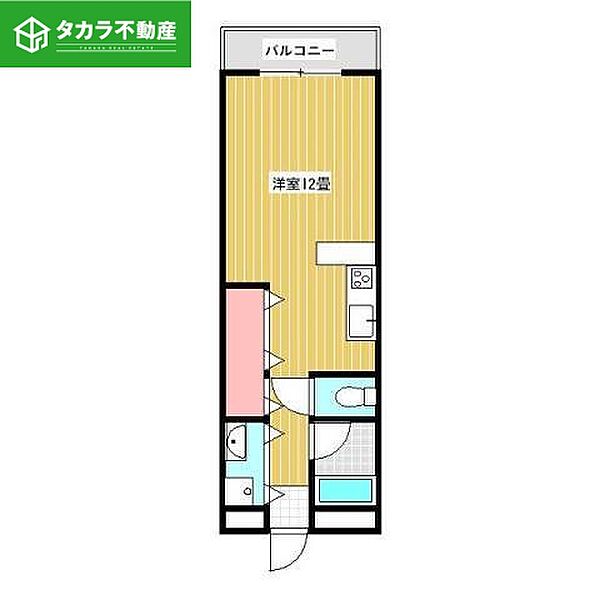 コールコート2 602｜大分県大分市住吉町2丁目(賃貸マンション1R・6階・31.03㎡)の写真 その2