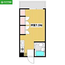 GコーポI 311 ｜ 大分県別府市上平田町（賃貸アパート1R・3階・19.25㎡） その2