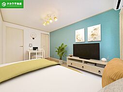 エムフラット 203 2階1Kのリビング/ダイニング