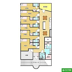メゾン笠木 6SLDKの間取図画像