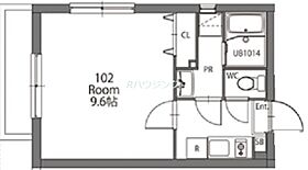 東京都新宿区上落合1丁目（賃貸マンション1K・1階・26.46㎡） その2