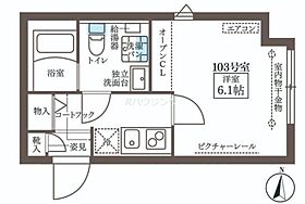 東京都杉並区高円寺北2丁目（賃貸マンション1K・1階・21.06㎡） その2