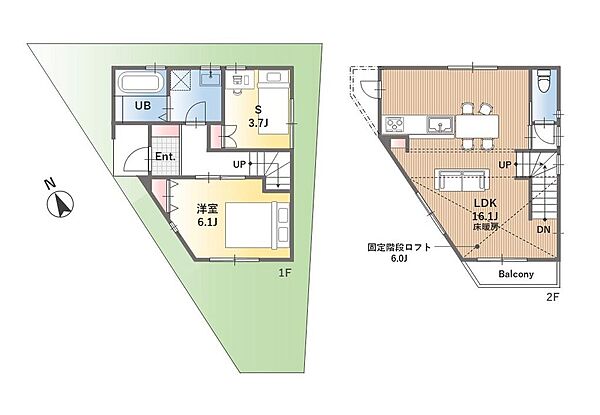 間取りを拡大表示