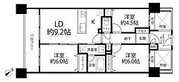 グランシティ東京イースト2 3LDKの間取図画像