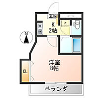 ローザス秋月 303 ｜ 山形県山形市緑町2丁目1-8（賃貸マンション1K・3階・24.00㎡） その2