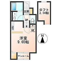 Orca I 105 ｜ 山形県山形市落合町字二口10-2（賃貸アパート1R・1階・26.60㎡） その2