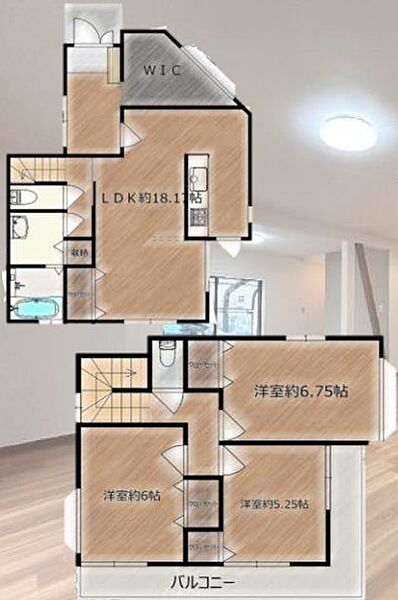 間取りを拡大表示