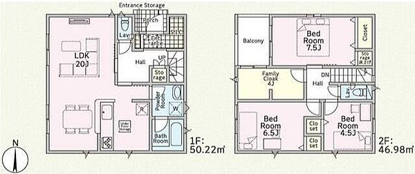 間取りを拡大表示