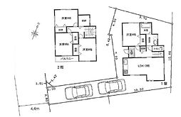 南足柄市塚原　中古戸建 4LDKの間取り