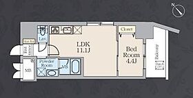 東京都港区虎ノ門３丁目15-5（賃貸マンション1LDK・5階・37.90㎡） その2