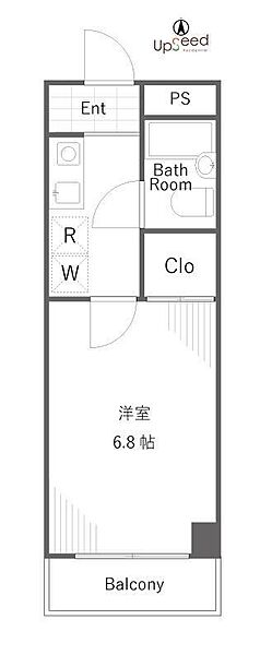 東京都新宿区大京町(賃貸マンション1K・2階・19.24㎡)の写真 その2