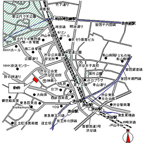 東京都渋谷区宇田川町(賃貸マンション1R・1階・33.38㎡)の写真 その18