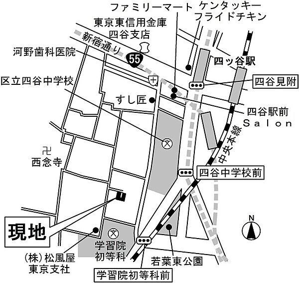 東京都新宿区若葉１丁目(賃貸アパート1LDK・2階・46.37㎡)の写真 その16