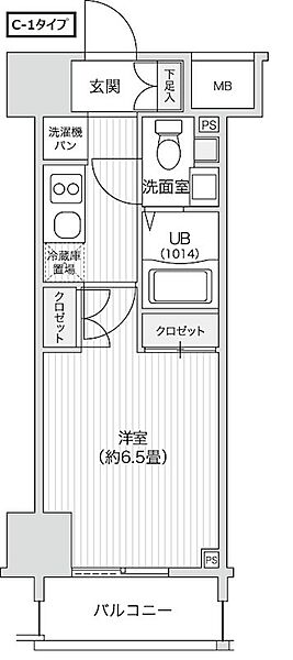 東京都渋谷区笹塚２丁目(賃貸マンション1K・2階・22.20㎡)の写真 その2