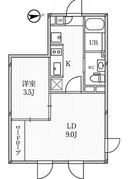 東京都新宿区高田馬場３丁目(賃貸マンション1LDK・2階・31.99㎡)の写真 その2