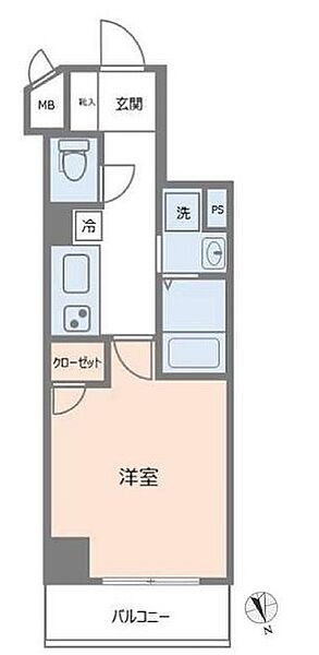 東京都新宿区山吹町(賃貸マンション1K・3階・25.29㎡)の写真 その2