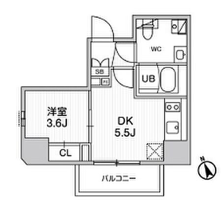 東京都文京区関口１丁目(賃貸マンション1DK・7階・25.00㎡)の写真 その2