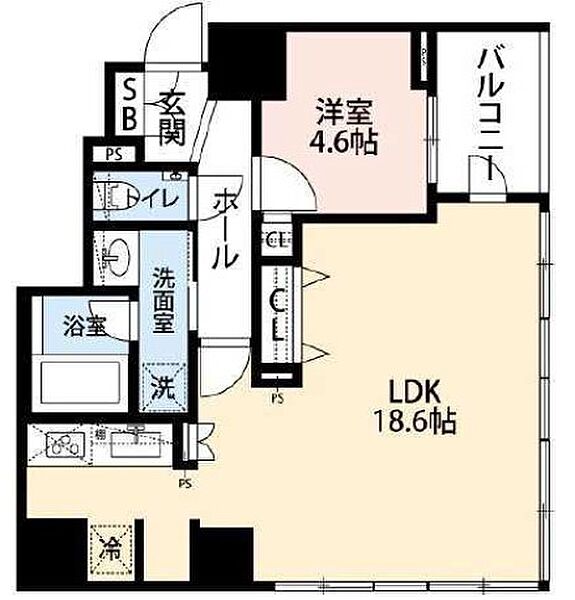 東京都港区南青山６丁目(賃貸マンション1LDK・10階・52.97㎡)の写真 その2