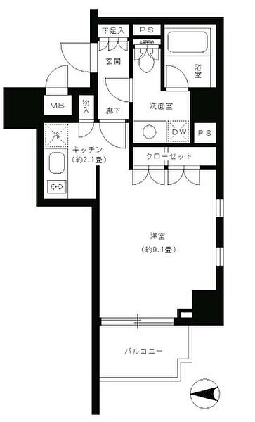 東京都千代田区神田須田町２丁目(賃貸マンション1K・7階・31.51㎡)の写真 その2