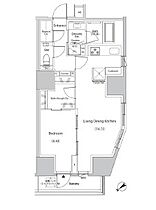 東京都新宿区市谷田町２丁目1-1（賃貸マンション1LDK・8階・53.87㎡） その2