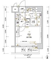 東京都江東区亀戸４丁目45-14（賃貸マンション1K・6階・25.46㎡） その2