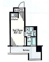 東京都新宿区市谷薬王寺町59（賃貸マンション1R・4階・18.01㎡） その2