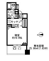 東京都新宿区荒木町17（賃貸マンション1R・5階・25.90㎡） その2
