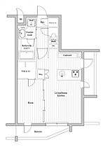 東京都新宿区市谷鷹匠町3-1（賃貸マンション1LDK・4階・40.00㎡） その2