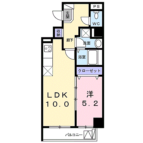 東京都江東区東陽５丁目(賃貸マンション1LDK・5階・41.55㎡)の写真 その2