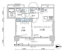 東京都墨田区菊川３丁目1-3（賃貸マンション1LDK・5階・41.00㎡） その2