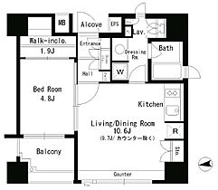 東京都新宿区水道町1-19（賃貸マンション1LDK・2階・40.18㎡） その2